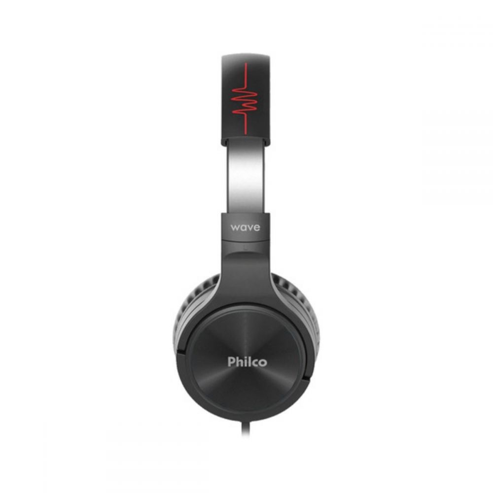 Headphone Wave Flat Bivolt Preto - Philco