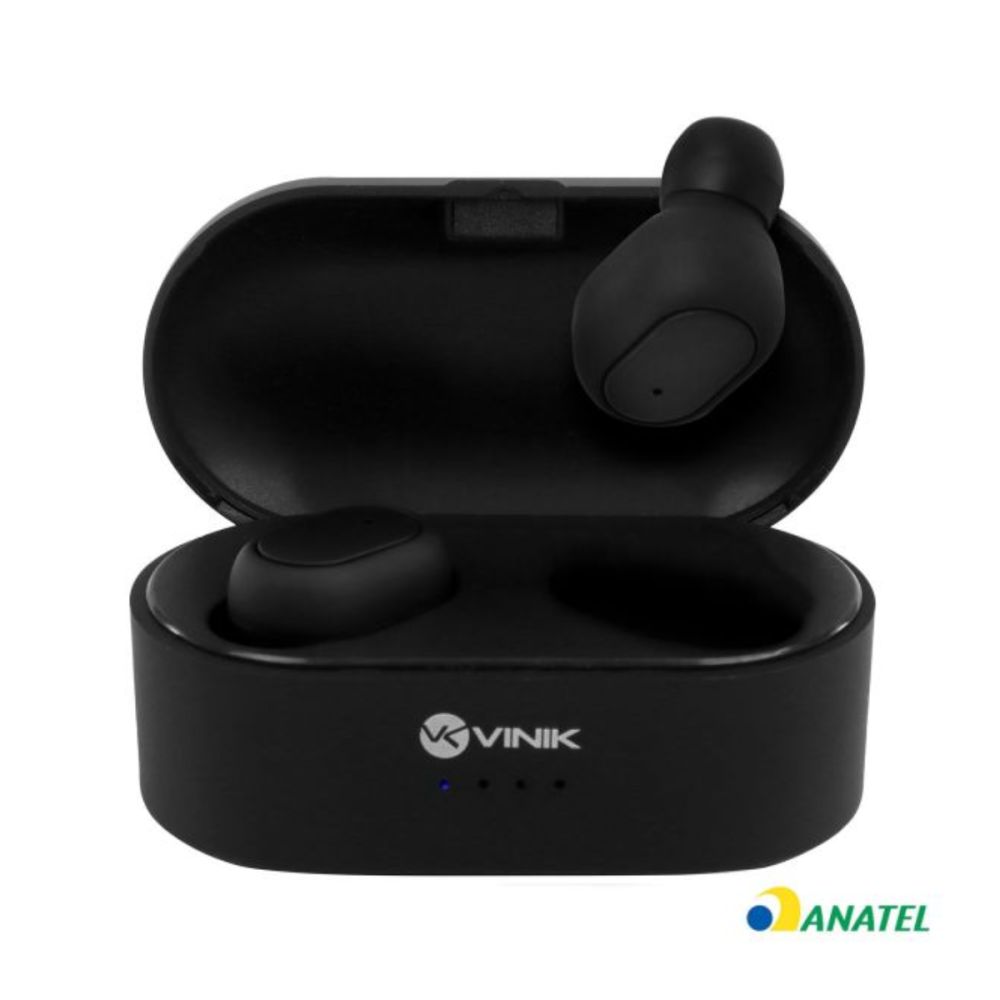 Fone De Ouvido Bluetooth Dots W1 Tws Preto - Vinik
