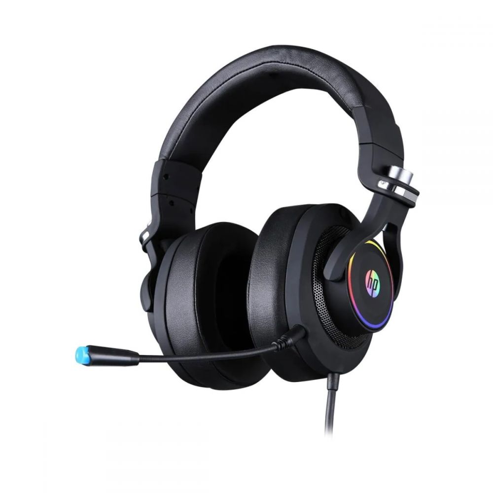 Headset Gamer RGB Estéreo Conexão P2 e USB Preto - HP