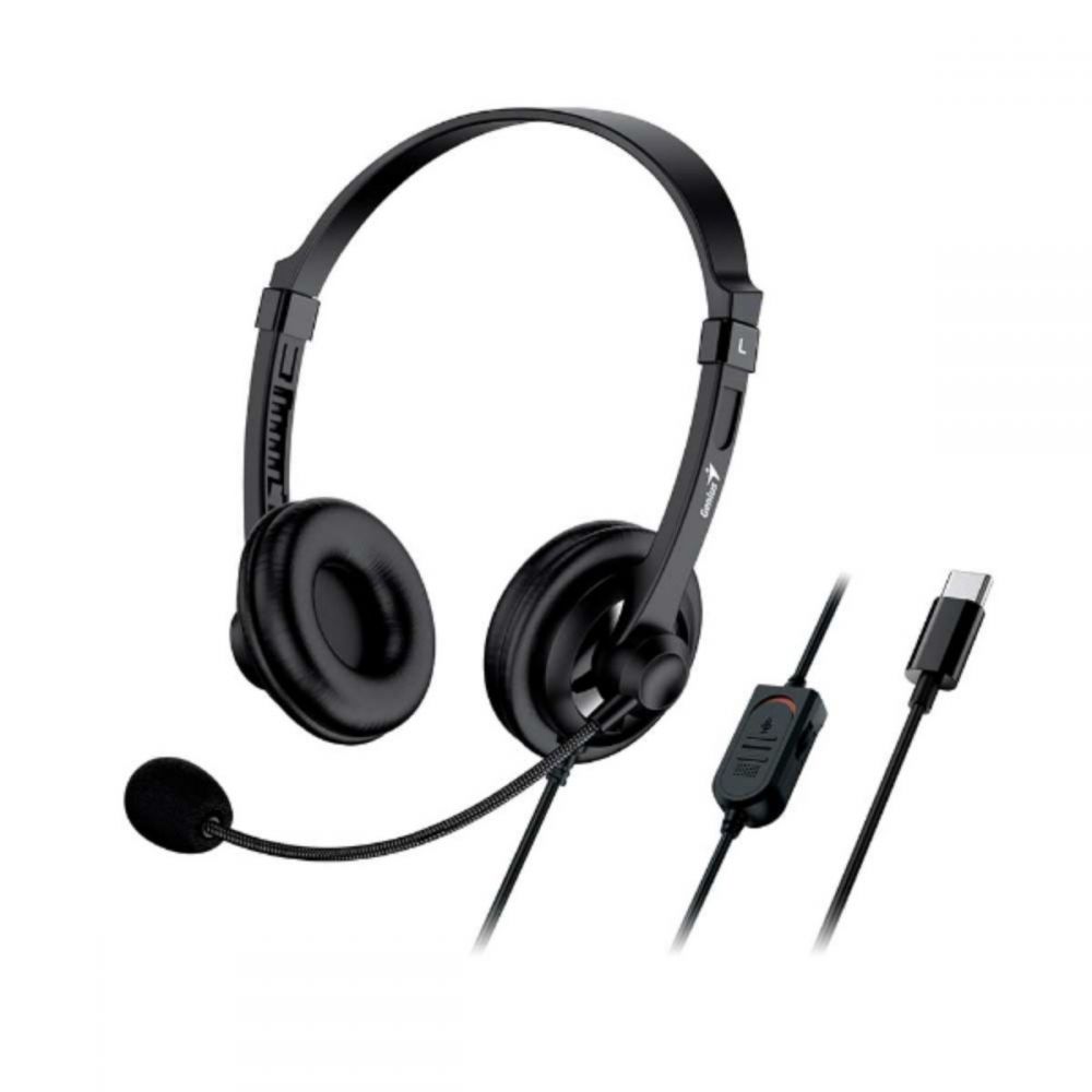 Headset c/Mic HS-230U USB-C – Genius