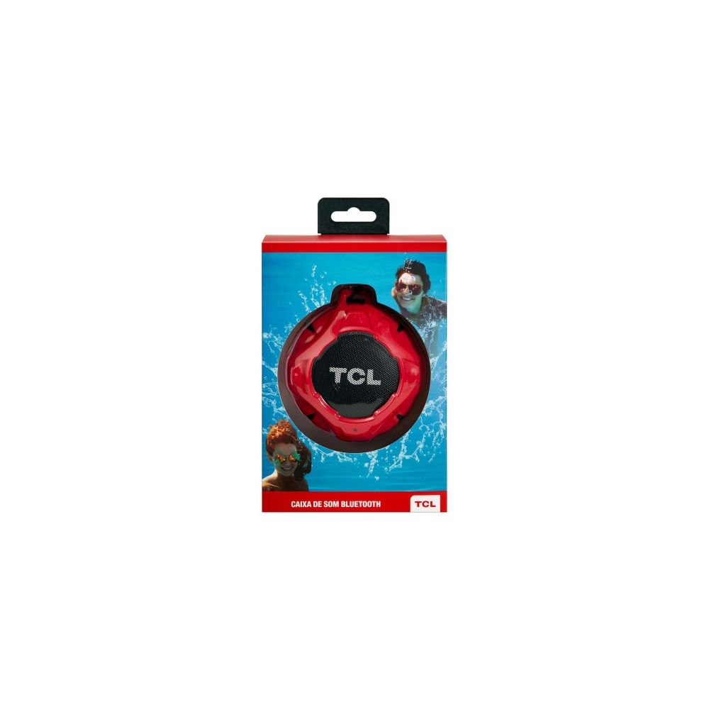 Caixa de Som Bluetooth Portátil 5W USB Vermelho BS05B - TCL