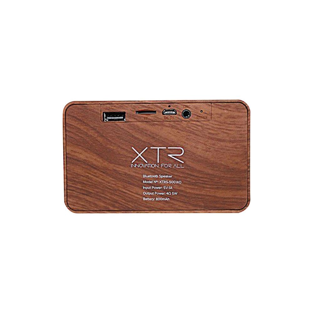 Caixa De Som X500 Bluetooth - Madeira - Xtrax
