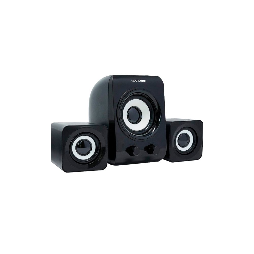 Caixas de Som com Subwoofer 2.1 14W USB - Multilaser