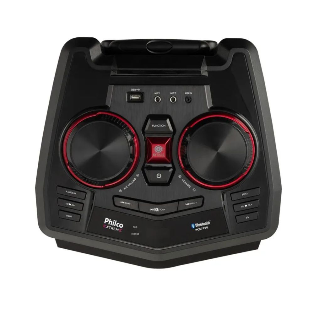 Caixa de Som Amplificada 750W PCX7100 Bivolt - Philco