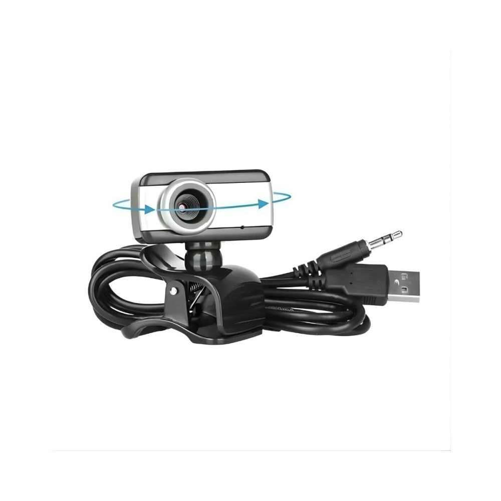 Webcam BCP-V4 C/ Mic 360° Preto - BrazilPC