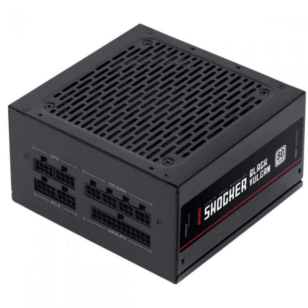 Fonte Gamer Shocker 500W Full Modular 80Plus FM500WBV - PcYes
