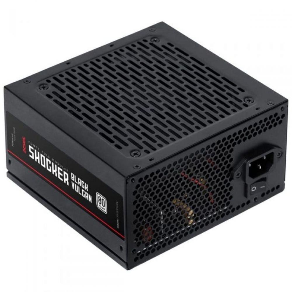 Fonte Gamer Shocker 500W Full Modular 80Plus FM500WBV - PcYes