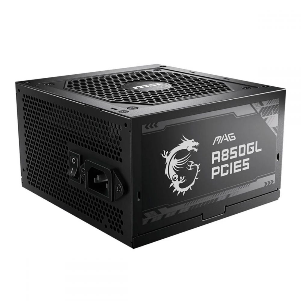 Fonte MAG A850GL PCIE5 850W 80 Plus Gold - MSI