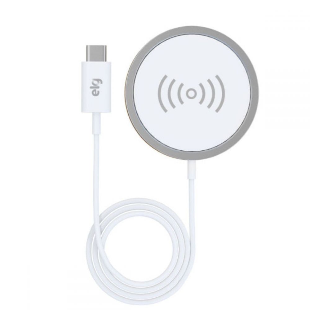 Carregador Magnético Safemag Wireless Branco - ELG