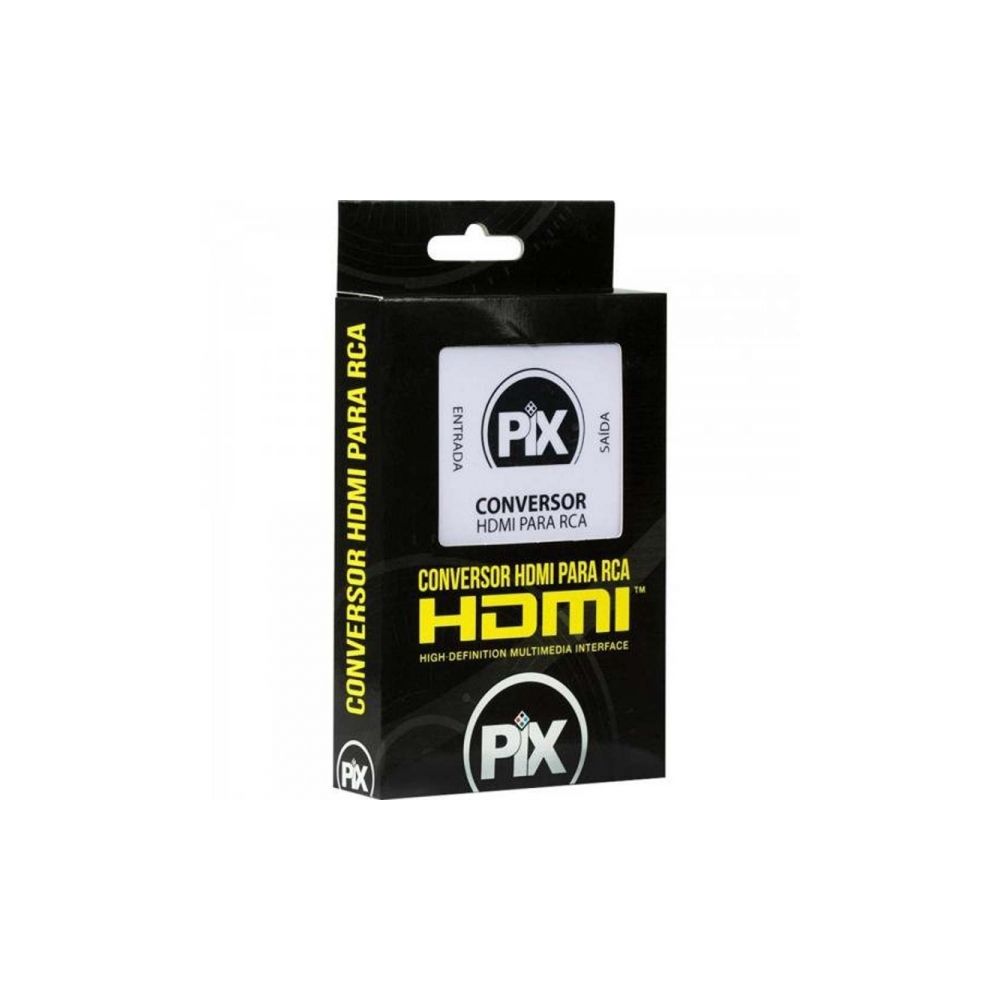 Conversor HDMI para RCA AV Branco 075-7188 - Pix