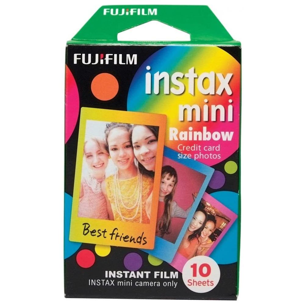 Filme Instantâneo Instax Mini Rainbow 10 Fotos - Fujifilm 