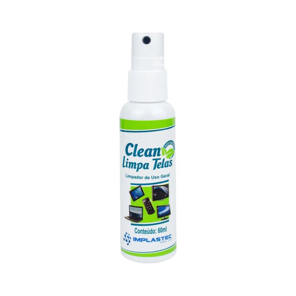 Kit Clean Limpa Telas C/Flanela 60ml – Implastec