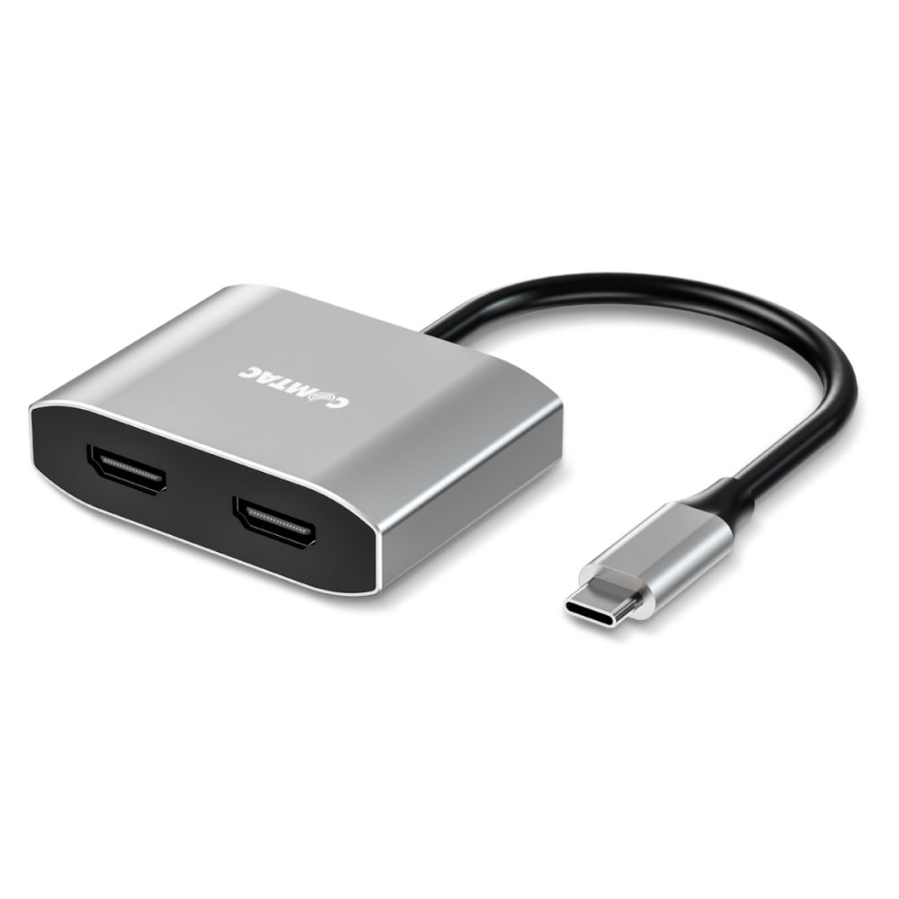 Conversor USB-C para HDMI Duplo Linha Aluminium - Comtac