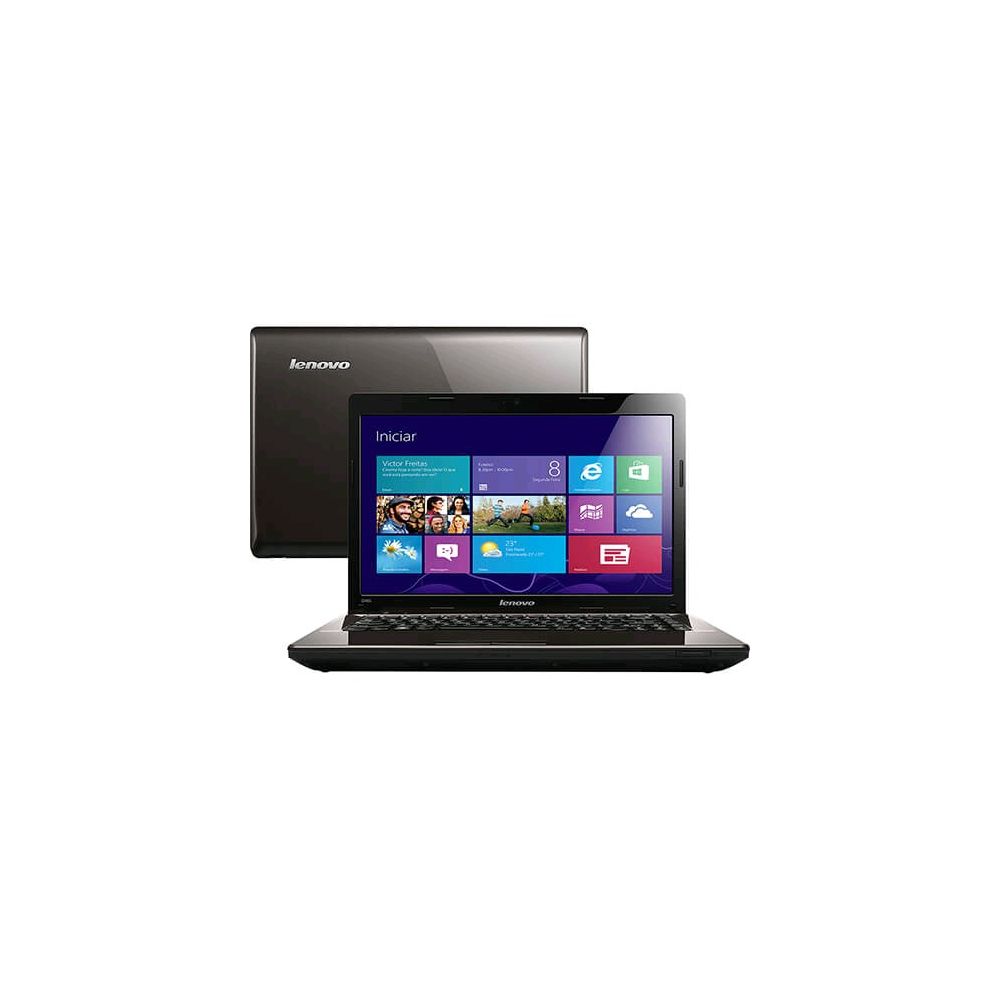 Notebook Lenovo G485-80C30001BR com AMD Dual Core 4GB 500GB LED 14