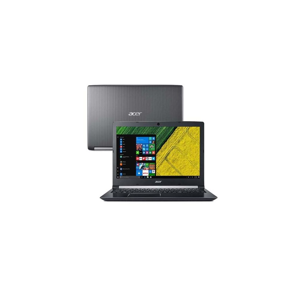 Notebook Acer Core i5-7200U 8GB 1TB Tela 15.6” Windows 10 Aspire A515-51-51UX