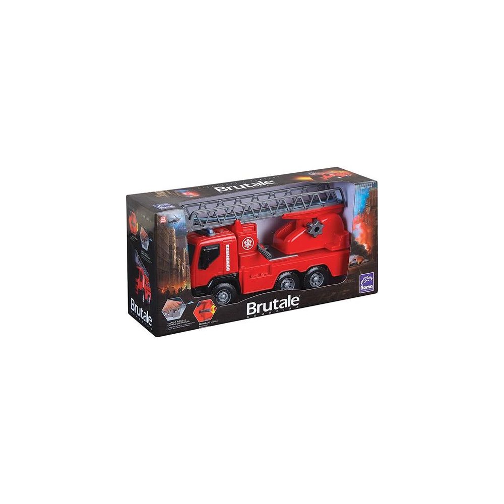 Caminhão Brutale Bombeiro - Roma Brinquedos