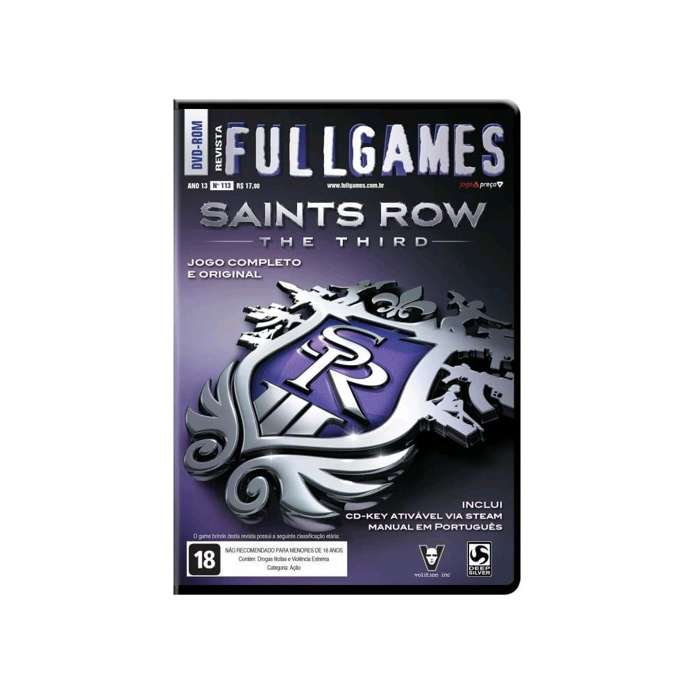 Jogo PS3 - Saints Row IV (Mídia Física) - FF Games - Videogames Retrô