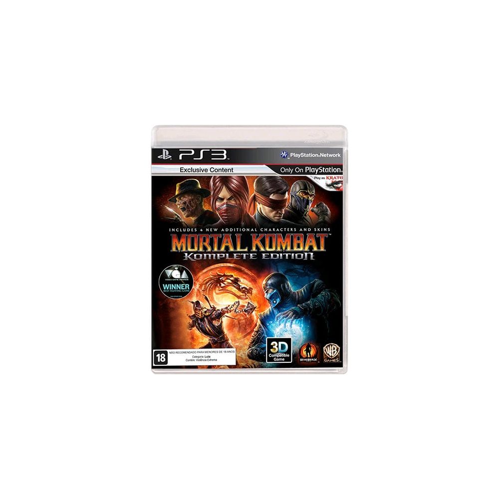 Mortal Kombat Komplete Edition Mk9 - Jogo Digital Ps3
