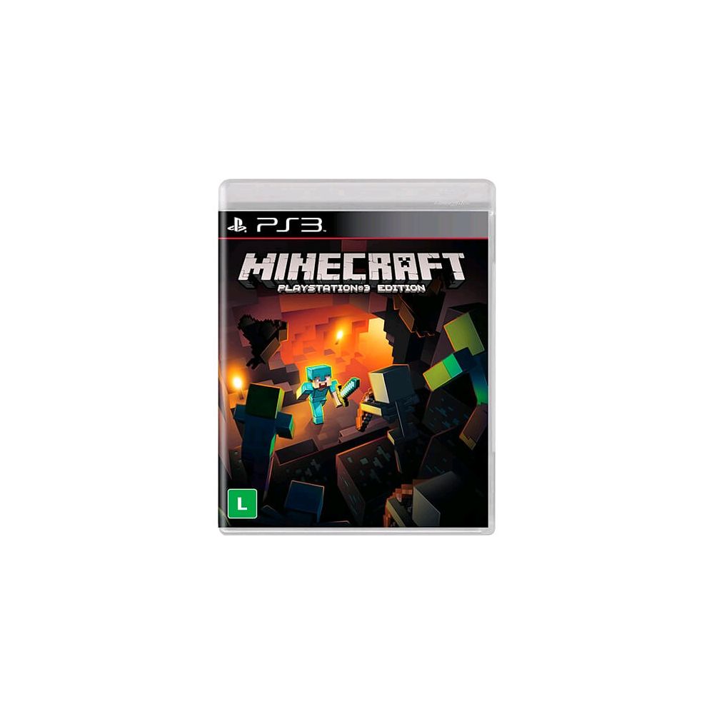 Game Minecraft - PS3 - GAMES E CONSOLES - GAME PS3 PS4 : PC