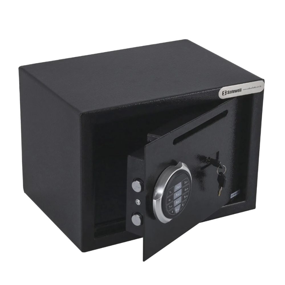 Cofre Eletrônico com Boca de Lobo  Modelo 25 EL - Safewell