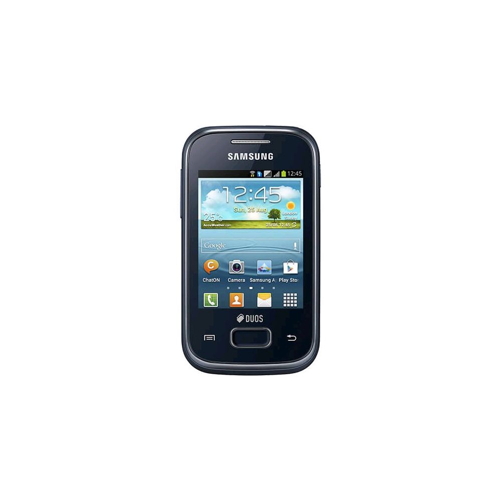 Smartphone Dual Chip Samsung Galaxy Pocket Plus Duos Preto - Android Câmera 2MP 