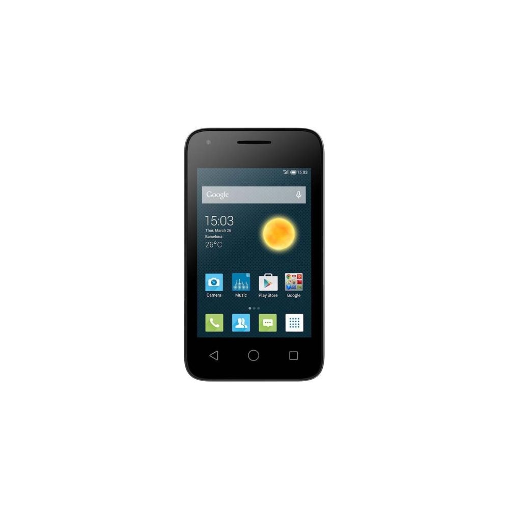 Smartphone OneTouch Pixi 3 Preto Tela 3.5”, Dual Chip, 5MP, Android 4.4, 3G, Bluetooth, Dual Core - Alcatel 
