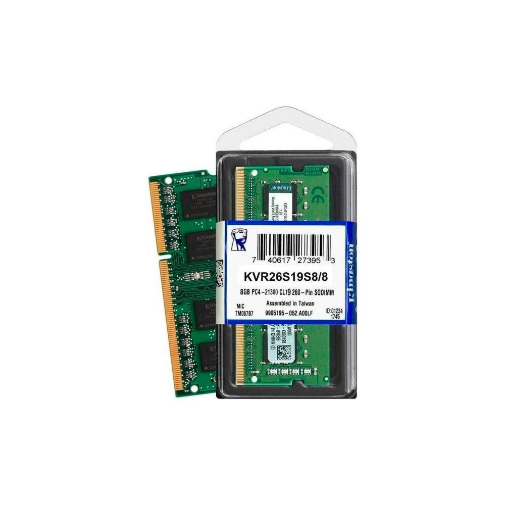  Memória p/ Notebook 8GB DDR4 2666MHZ - Kingston