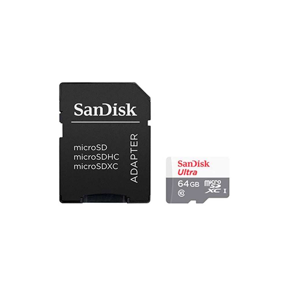 Cartão de Memória 64GB Classe 10 com Adaptador - Sandisk