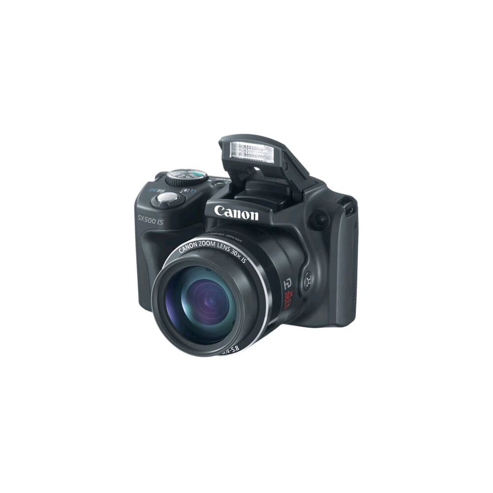 Câmera Digital Canon PowerShot SX500 com 16MP, Tela LCD de 3.0