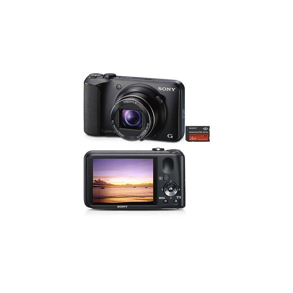 Câmera Digital Sony Cyber-shot DSC-H90/B c/ 16.1 MP Zoom Óptico de 16x Cartão de
