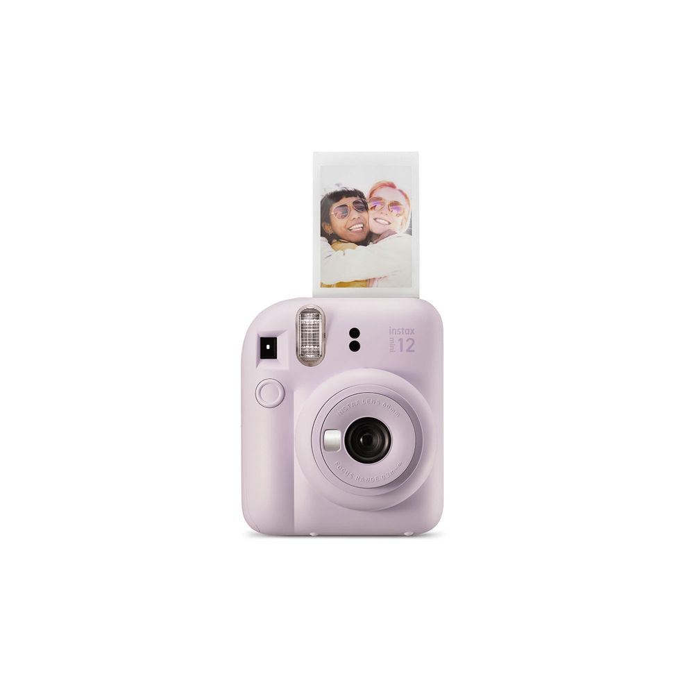 Kit Câmera Instax Mini 12 Lilás 10 fotos e Bolsa Fujifilm