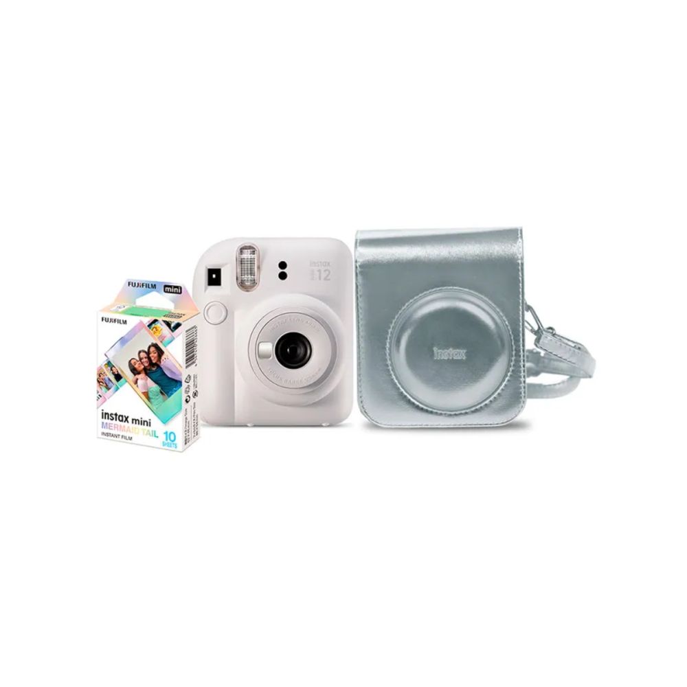 Kit Câmera Instax Mini 12 pack 10 fotos + Bolsa -Fujifilm