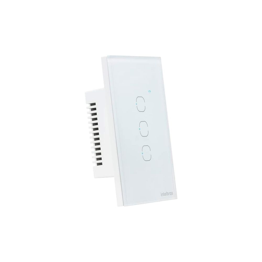 Interruptor Smart Wi-Fi Touch 3 EWS1003 Branco - Intelbras
