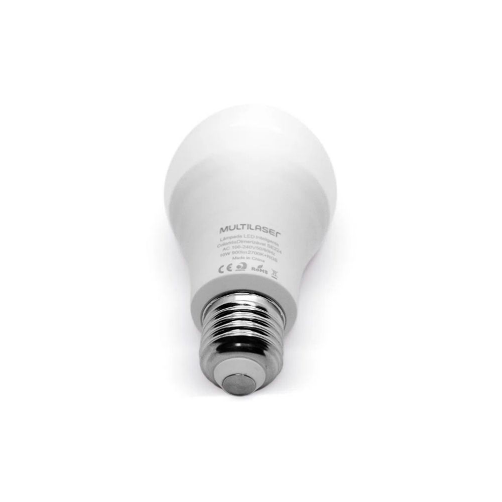 Lâmpada LED Bulbo Inteligente Colorida SE224 - Multilaser