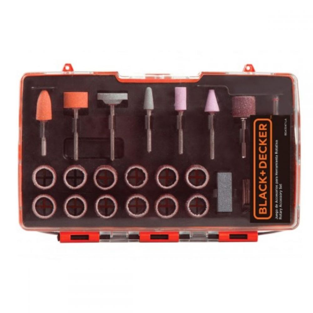 Kit Acessórios p/ Micro-Retífica 42 pc - Black + Decker