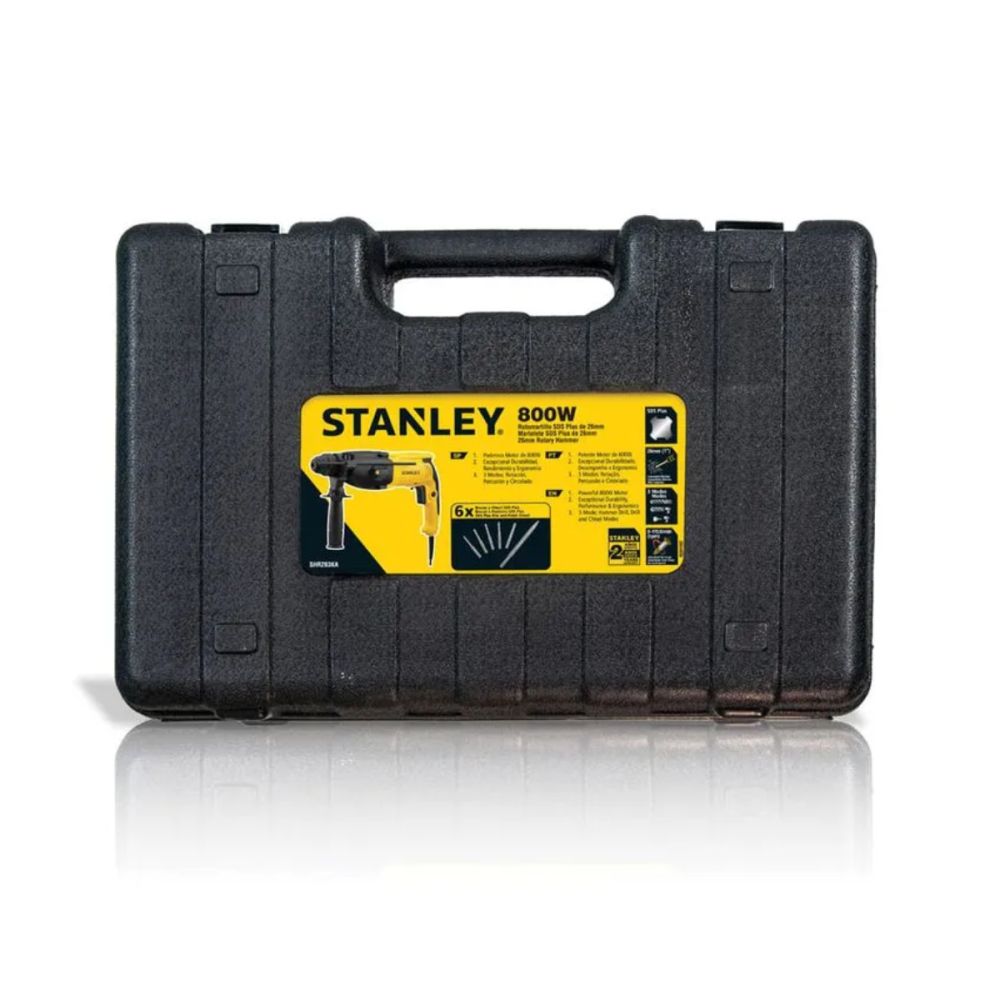 Kit Martelete 800W 220V + 6 Brocas SDS Plus - STANLEY