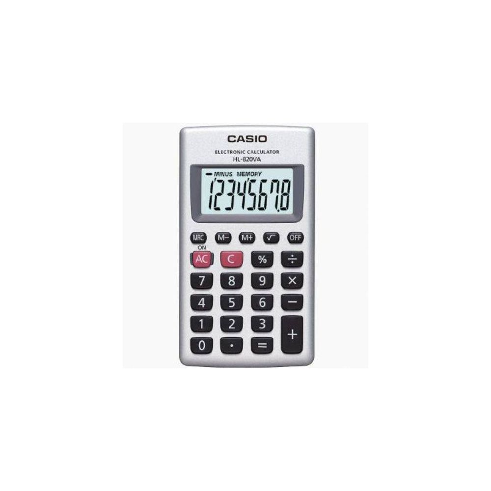 Calculadora Bolso Portátil HL820VA 8 Dígitos Prata - Casio