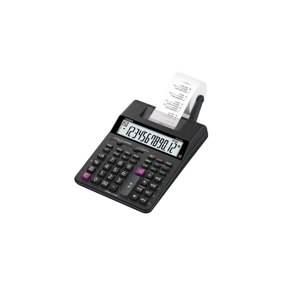Calculadora de Mesa 12 Dígitos HR-100RC-BK Preta - Casio 