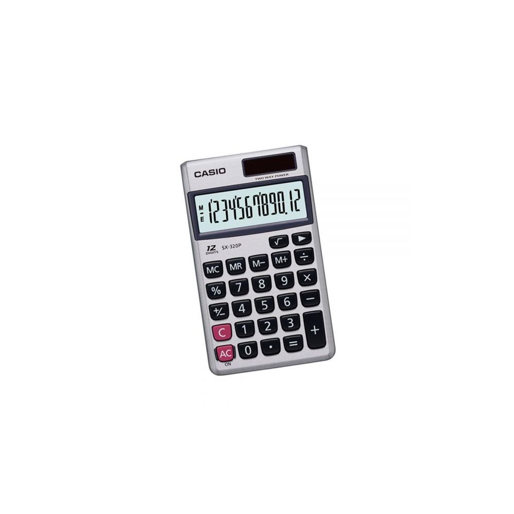 Calculadora de Bolso Casio 12 Dígitos SX-320P - Casio