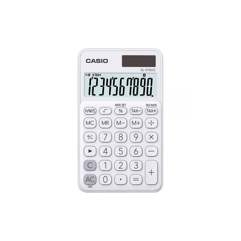 Calculadora de Bolso 10 Dígitos SL310UC Branca - Casio