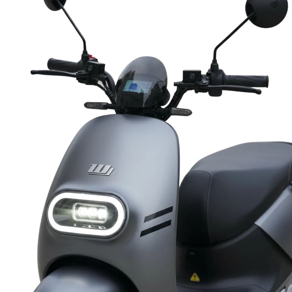 Autopropelido Scooter Eletrica Ws50 Cinza 1000w Velocidade Máxima 32km/H - Watts