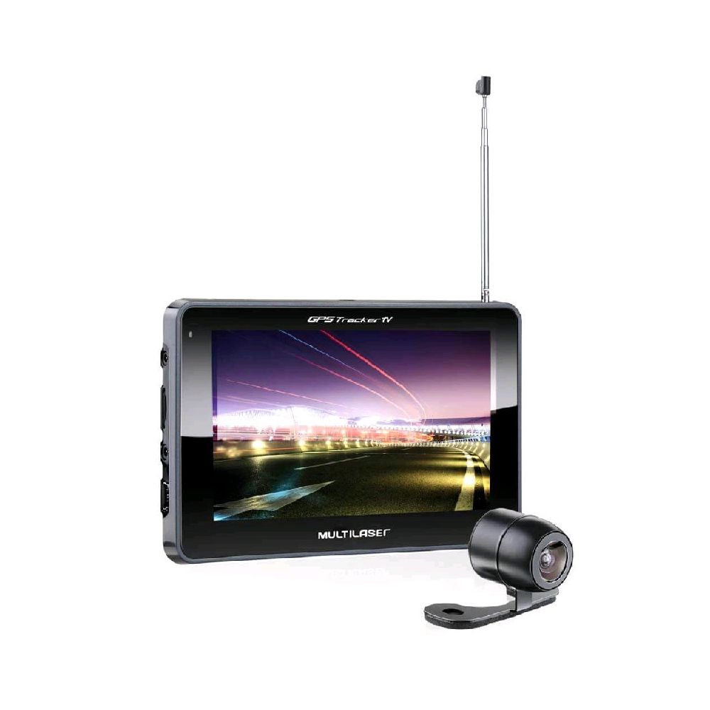GPS Tracker III 5' Câmera de Ré e TV Digital GP037 - Multilaser 