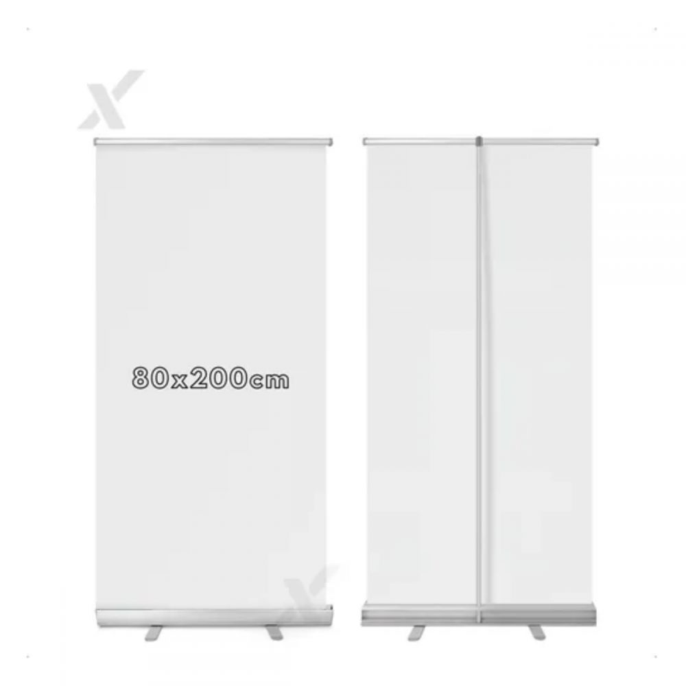 Suporte Banner Retrátil Roll Up 80x200cm 1047 - Fixcom
