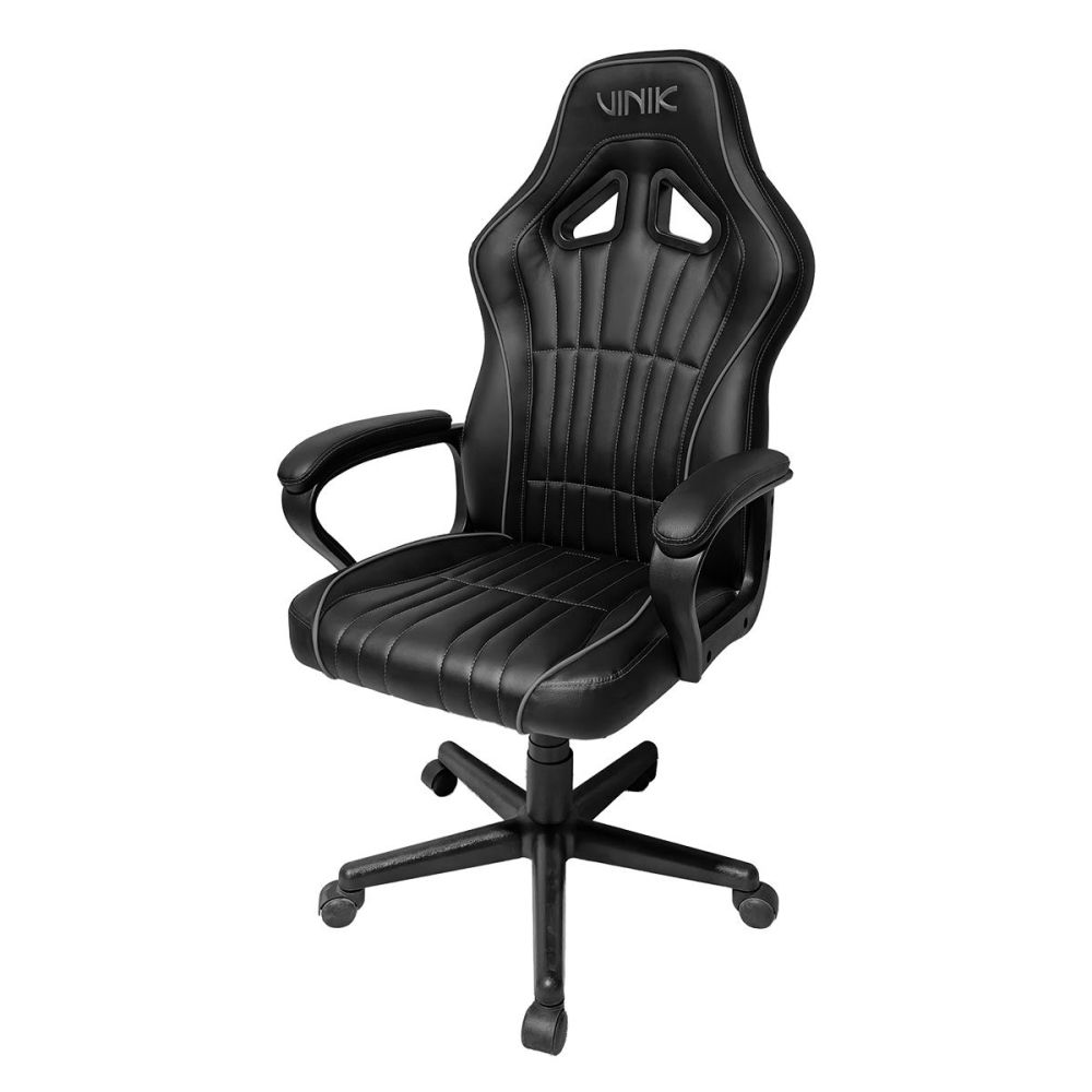 Cadeira Gamer Atlas Preta e Cinza – Vinik 