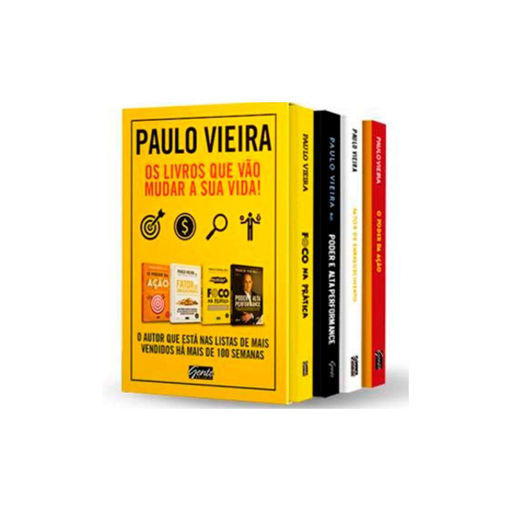 Box: O Poder da Ação 4 Volumes - Paulo Vieira 