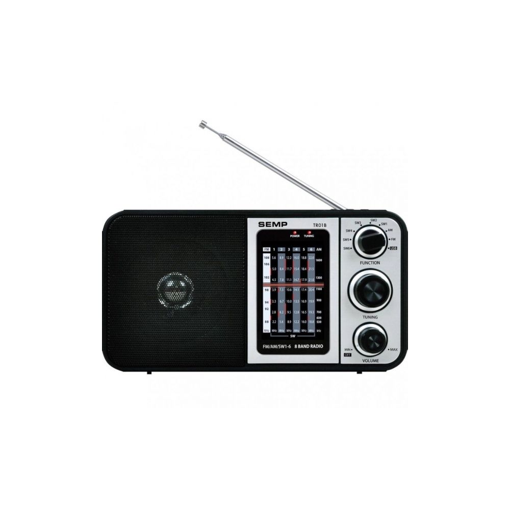 Radio Portátil 8 Faixas USB TR01B - Toshiba
