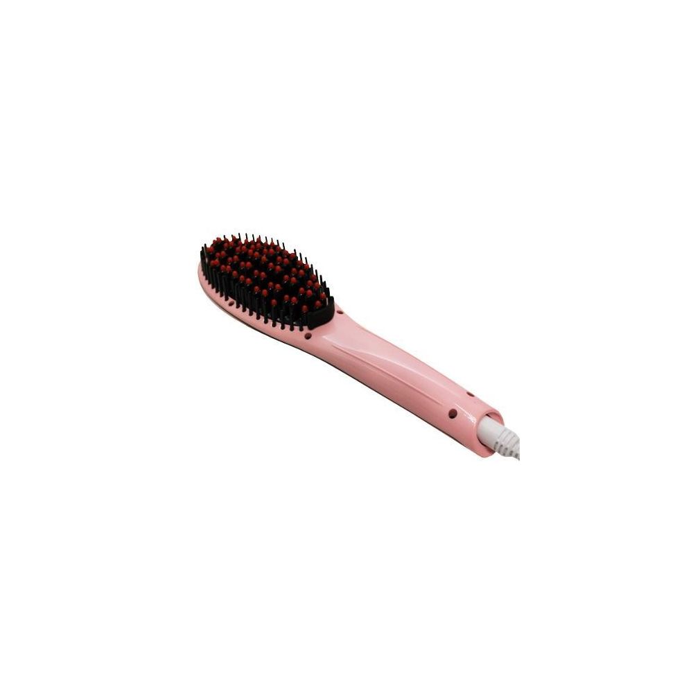 Escova Secadora Modeladora HQT906 Rosa - Fast Hair Straightener