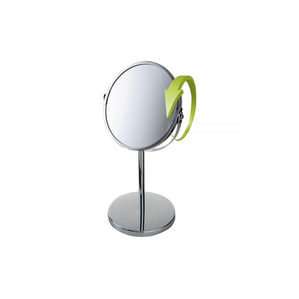 Espelho de Aumento Dupla Face Pedestal Giratório - Mor