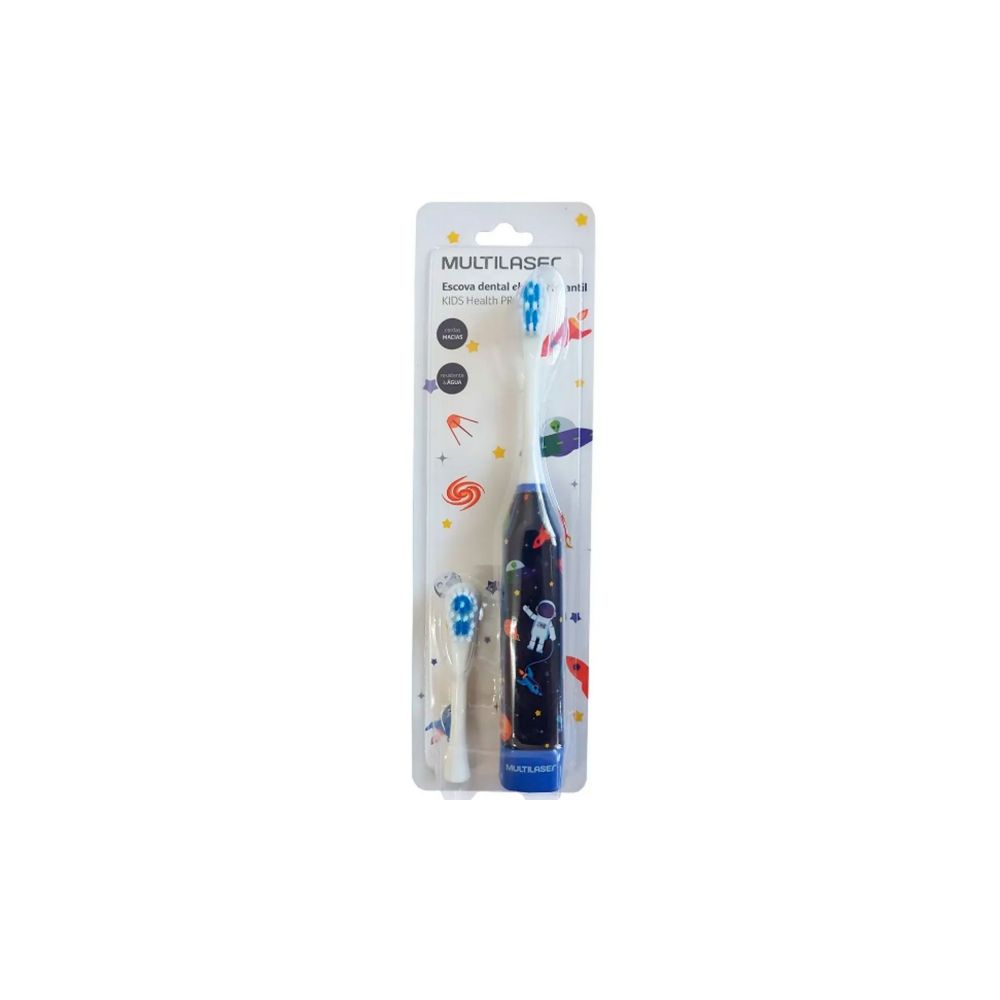 Escova Elétrica Dental Infantil Astronauta HC169 - Multilaser