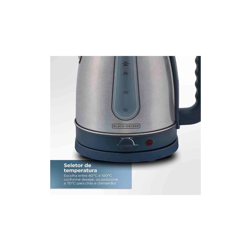 Jarra Elétrica K2200G Gourmand Gris 220v - Black+Decker